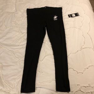 NWT Beverly Hills Polo Club black leggings
